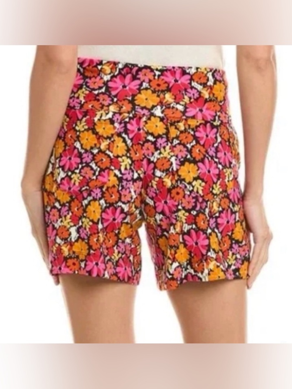 Cabi Chance Floral Colorful Shorts M - Picture 8 of 10